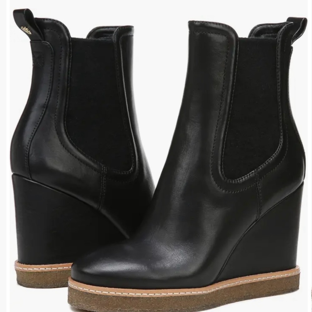 VERONICA BEARD SIZE 5 ASRI Waterproof Wedge Chelsea Boot